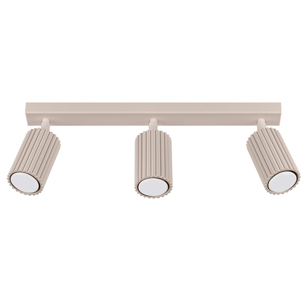 Deckenleuchte - Spot - Strahler KARBON 3L taupe Sollux Lighting
