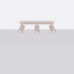 Deckenleuchte - Spot - Strahler KARBON 3L taupe Sollux Lighting