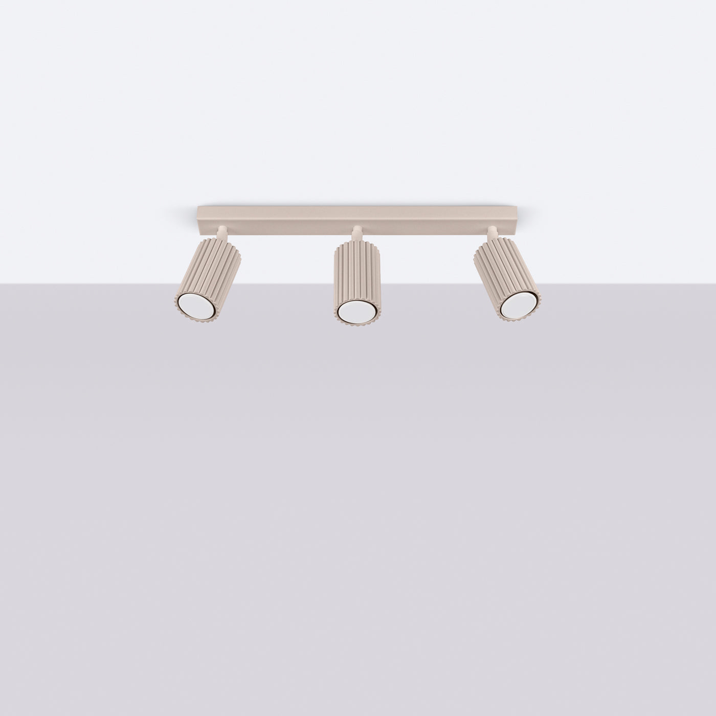 Deckenleuchte - Spot - Strahler KARBON 3L taupe Sollux Lighting