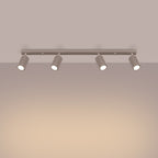 Deckenleuchte - Spot - Strahler KARBON 4L taupe Sollux Lighting