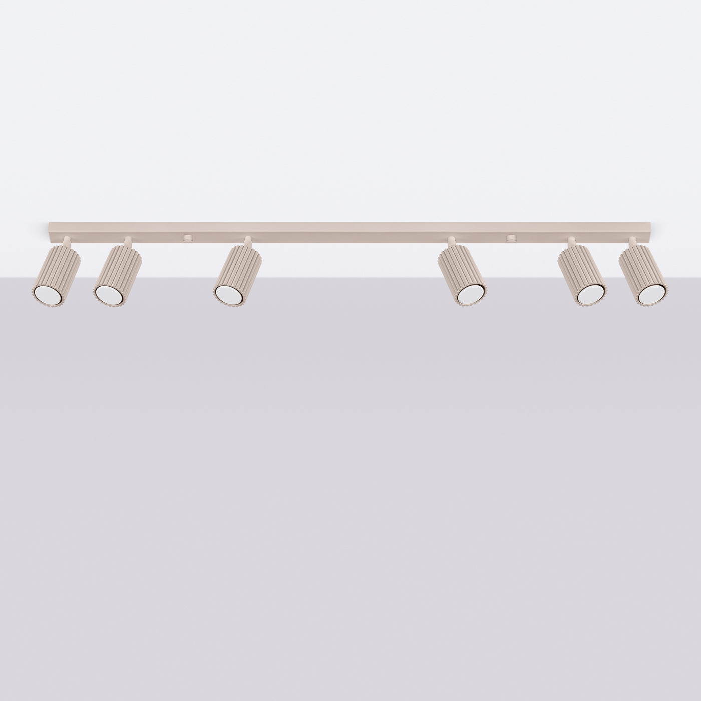 Deckenleuchte - Spot - Strahler KARBON 6L taupe Sollux Lighting