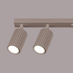 Deckenleuchte - Spot - Strahler KARBON 6L taupe Sollux Lighting