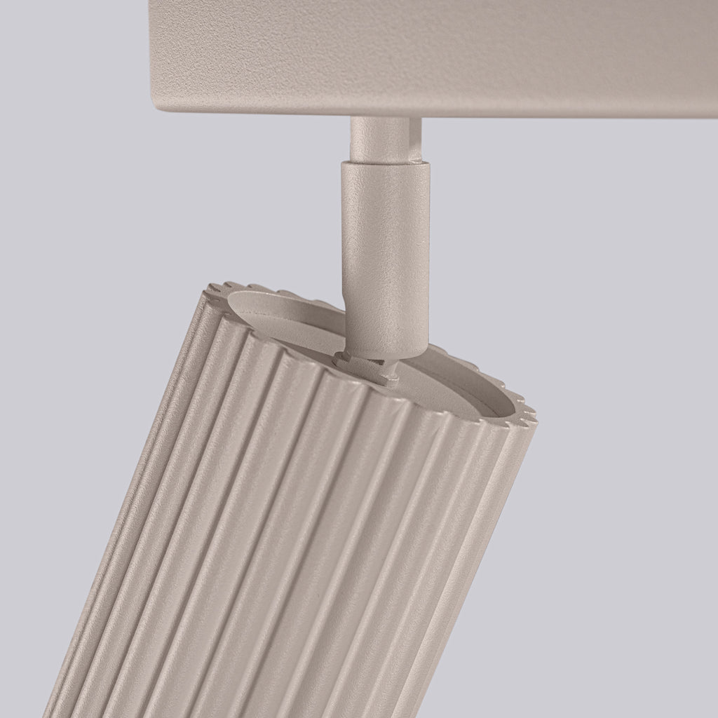Deckenleuchte - Spot - Strahler KARBON 6L taupe Sollux Lighting