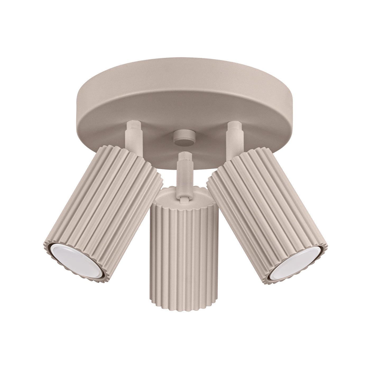 Deckenleuchte - Spot - Strahler KARBON 3P taupe Sollux Lighting