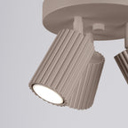 Deckenleuchte - Spot - Strahler KARBON 3P taupe Sollux Lighting