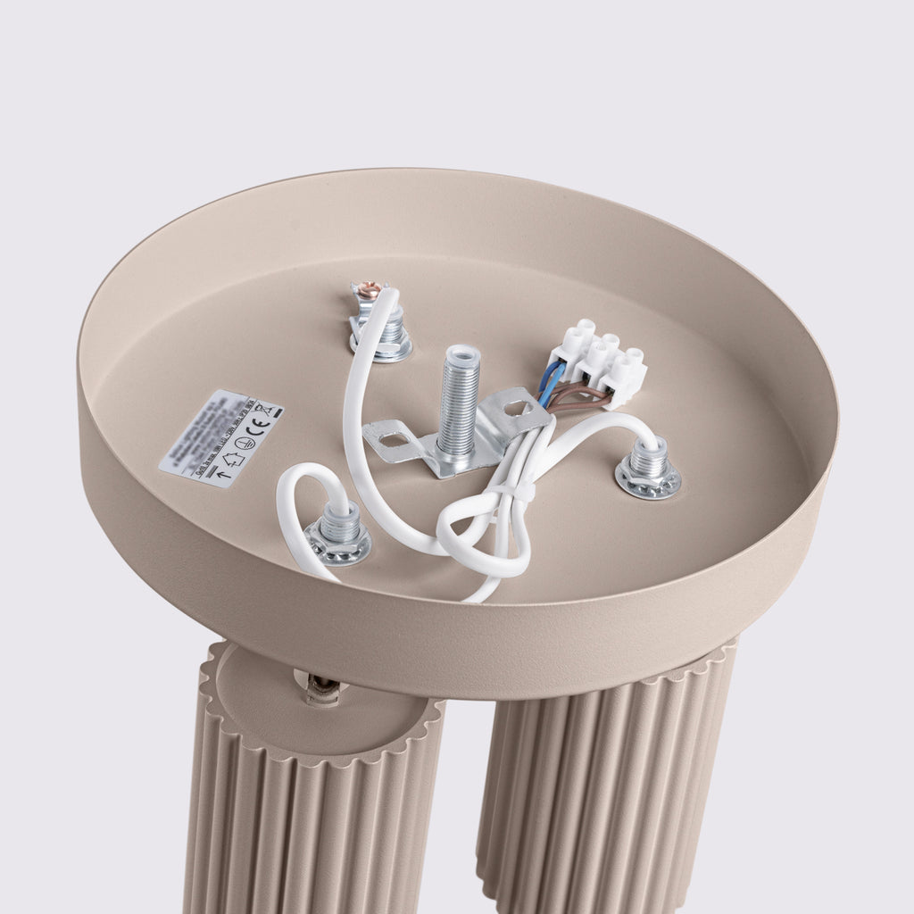 Deckenleuchte - Spot - Strahler KARBON 3P taupe Sollux Lighting