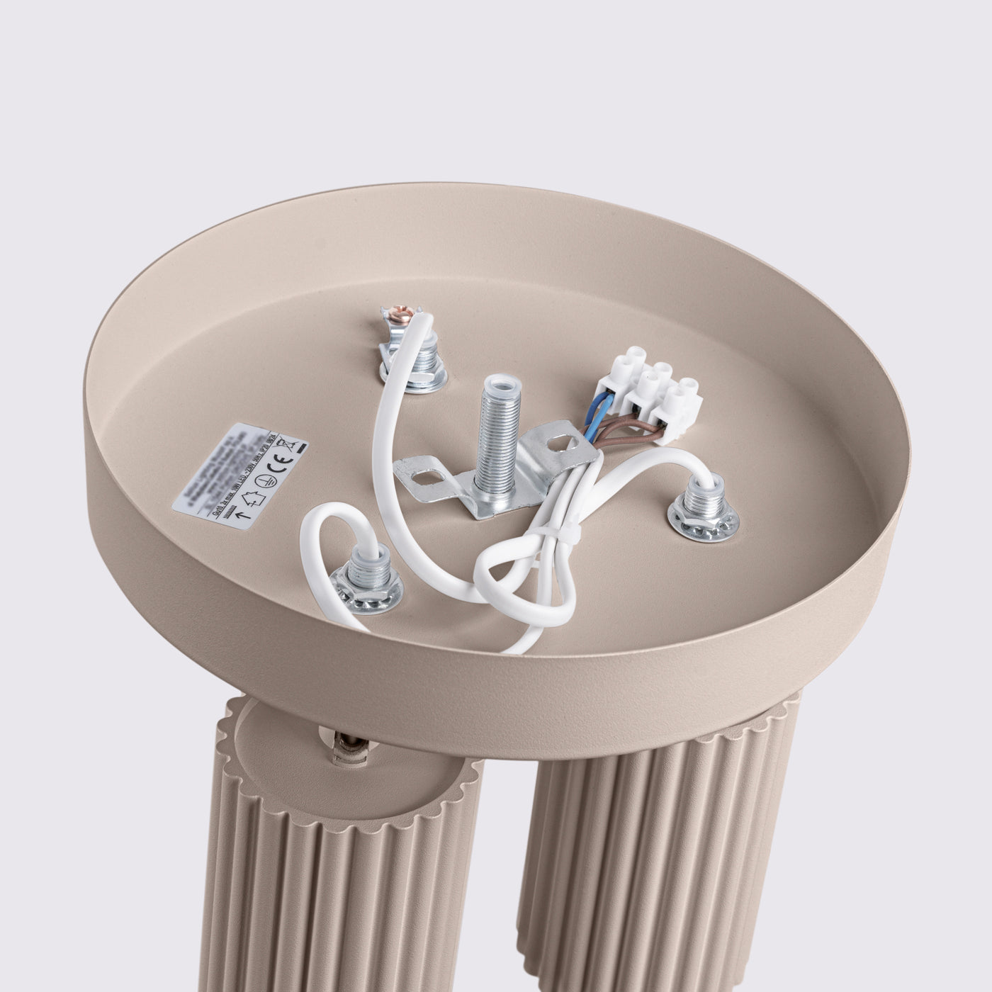 Deckenleuchte - Spot - Strahler KARBON 3P taupe Sollux Lighting