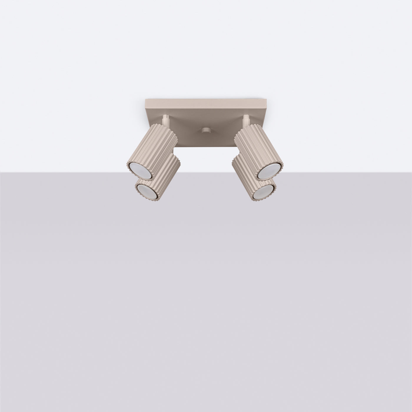 Deckenleuchte - Spot - Strahler KARBON 4 taupe Sollux Lighting