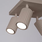 Deckenleuchte - Spot - Strahler KARBON 4 taupe Sollux Lighting