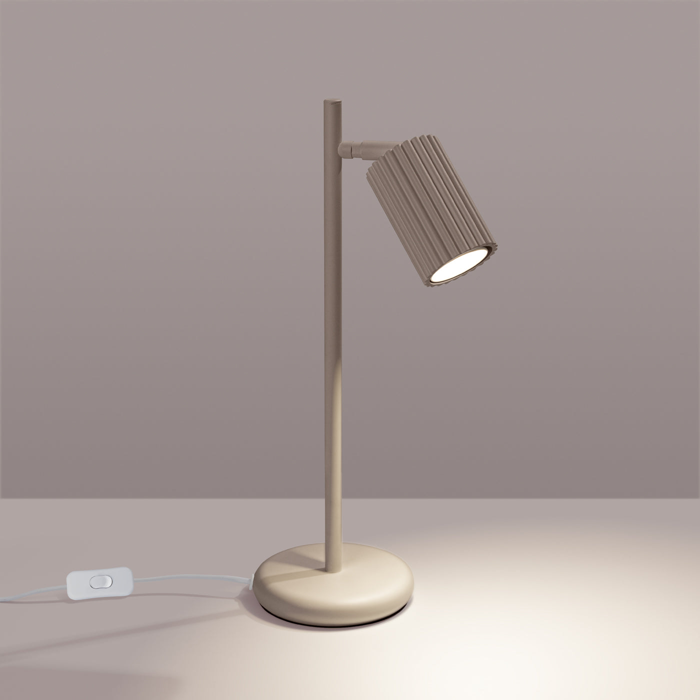 Tischleuchte KARBON taupe Sollux Lighting