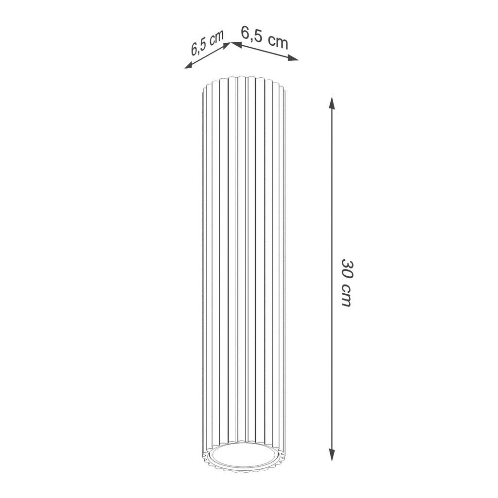 Deckenleuchte - Spot - Strahler KARBON 40 taupe Sollux Lighting