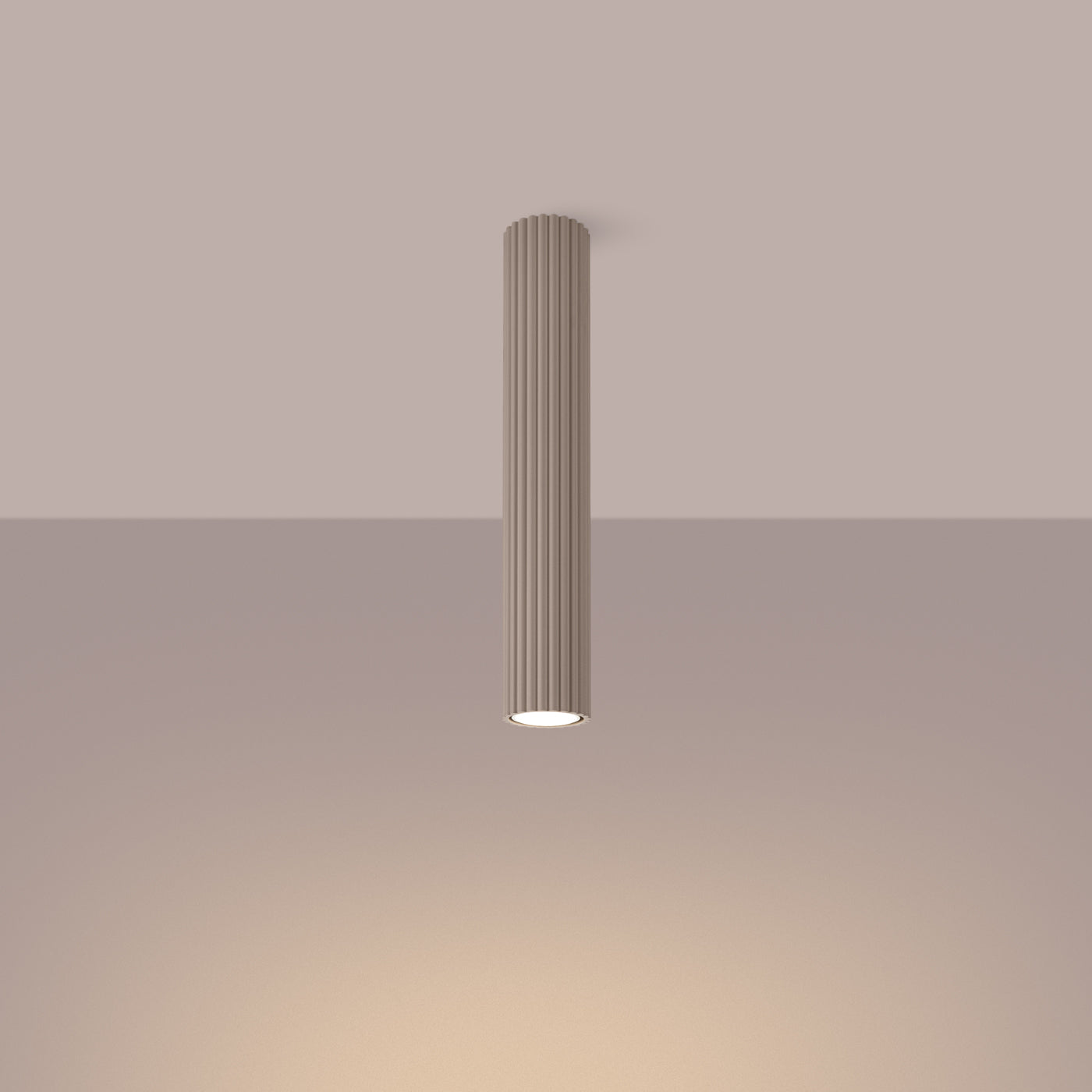 Deckenleuchte - Spot - Strahler KARBON 40 taupe Sollux Lighting