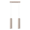 Pendelleuchte KARBON 2 taupe Sollux Lighting