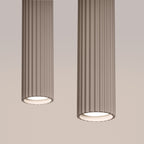 Pendelleuchte KARBON 2 taupe Sollux Lighting