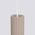 Pendelleuchte KARBON 3L taupe Sollux Lighting