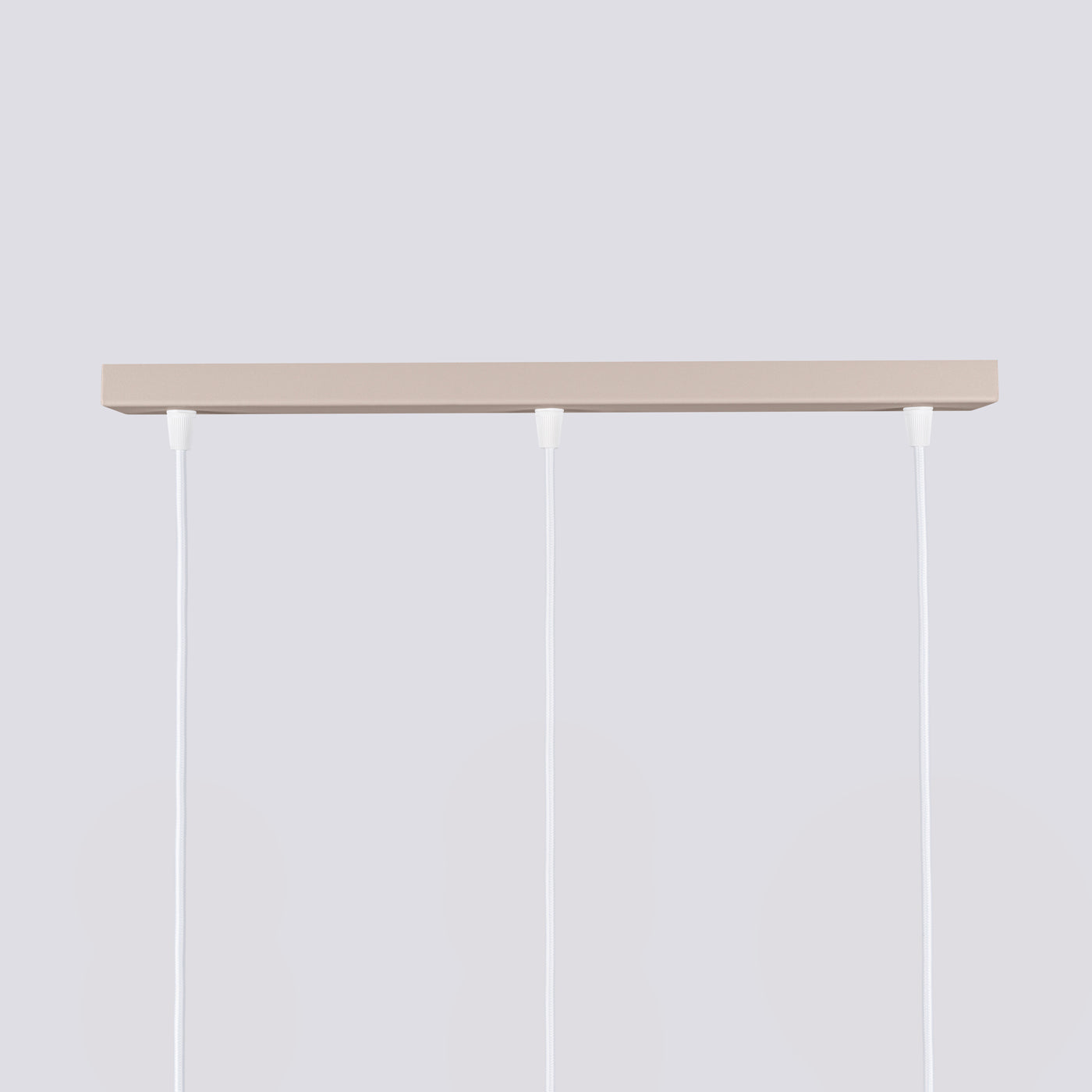 Pendelleuchte KARBON 3L taupe Sollux Lighting