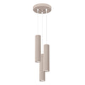 Pendelleuchte KARBON 3P taupe Sollux Lighting