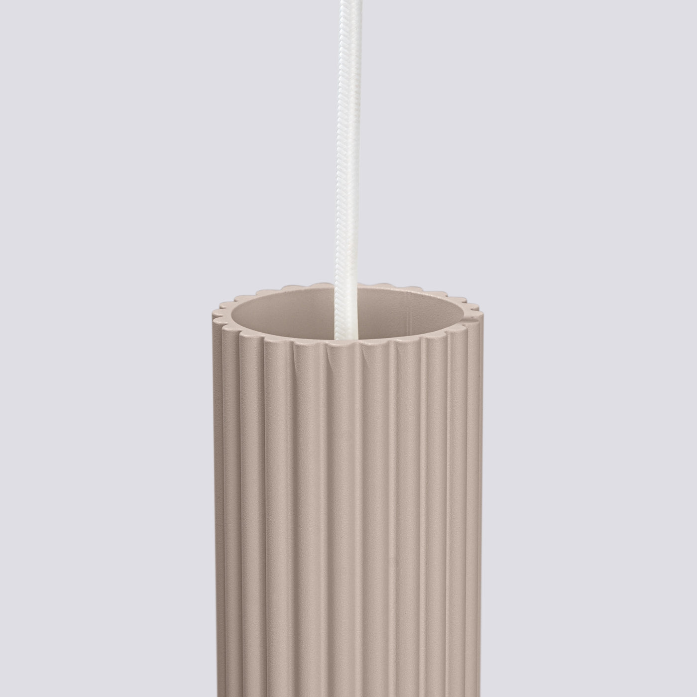 Pendelleuchte KARBON 3P taupe Sollux Lighting
