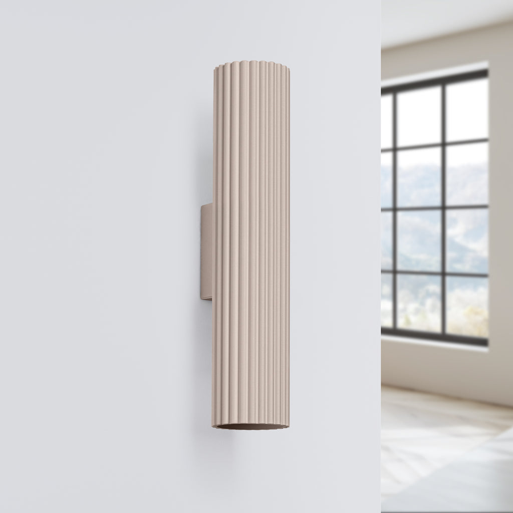 Wandleuchte KARBON 30 taupe Sollux Lighting