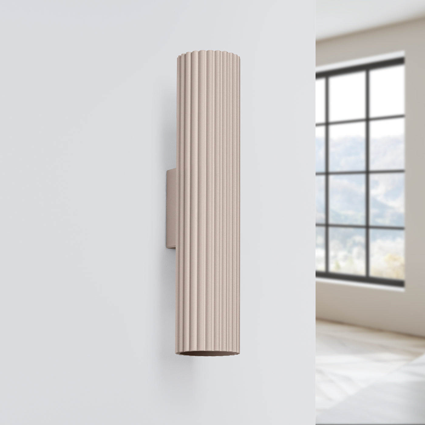 Wandleuchte KARBON 30 taupe Sollux Lighting