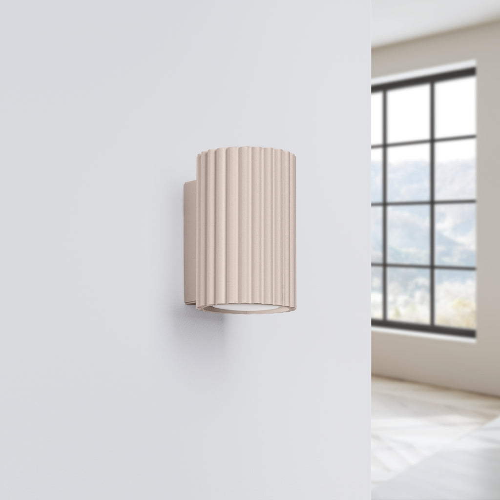 Wandleuchte KARBON 10 taupe Sollux Lighting