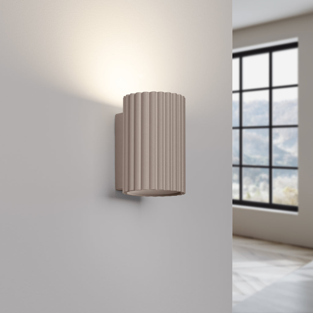 Wandleuchte KARBON 10 taupe Sollux Lighting
