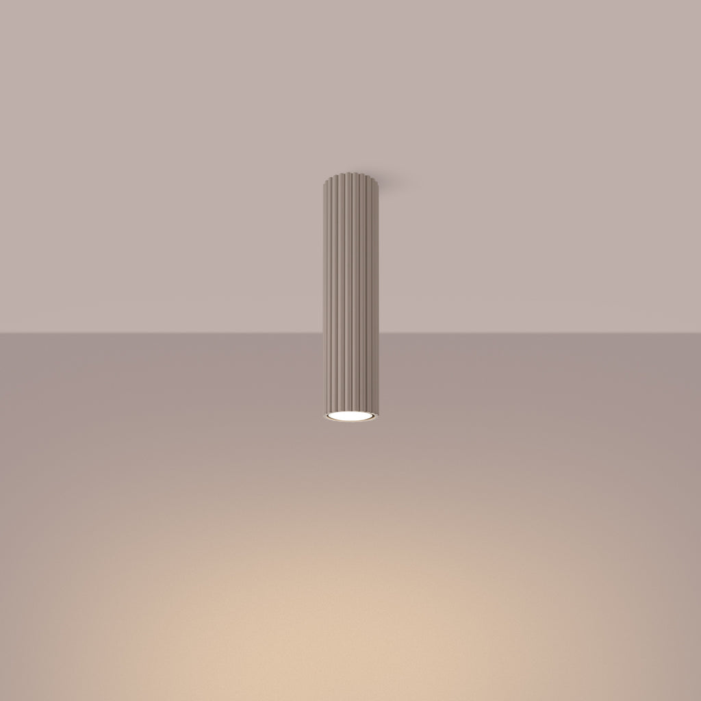 Deckenleuchte - Spot - Strahler KARBON 30 taupe Sollux Lighting
