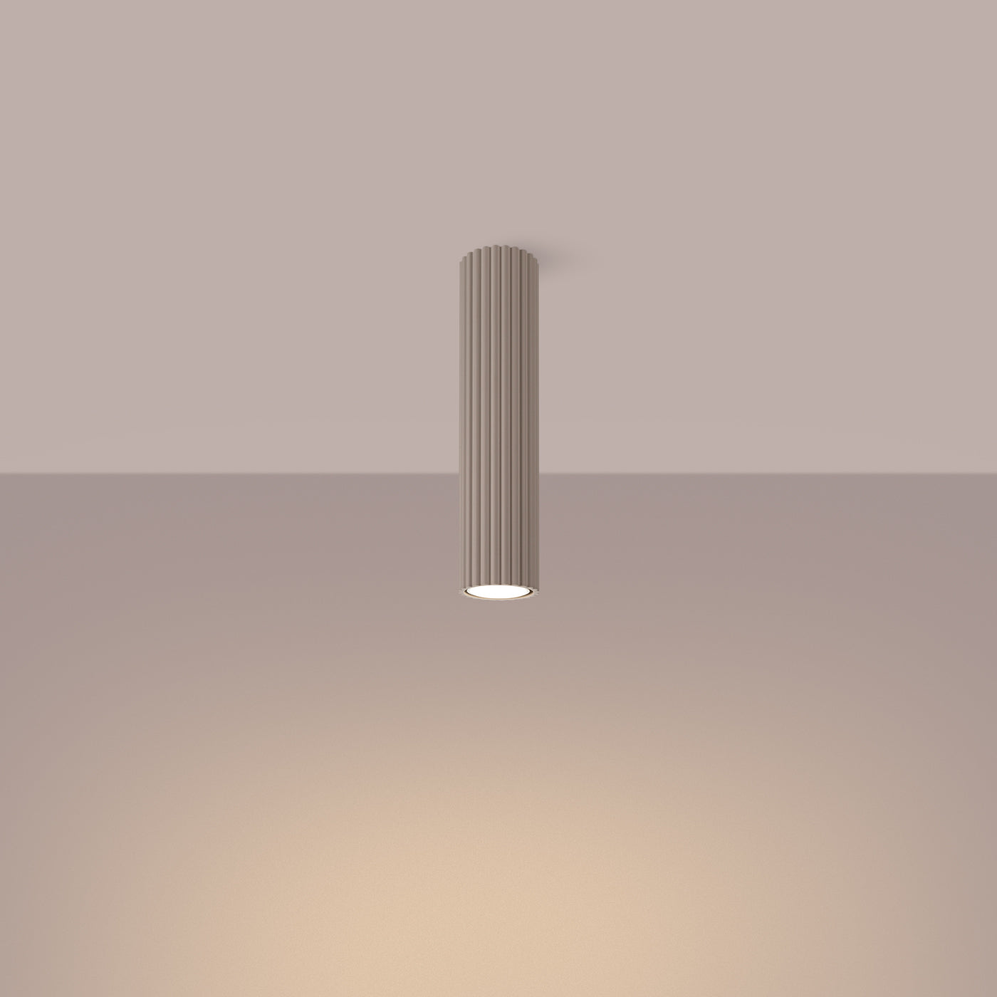 Deckenleuchte - Spot - Strahler KARBON 30 taupe Sollux Lighting
