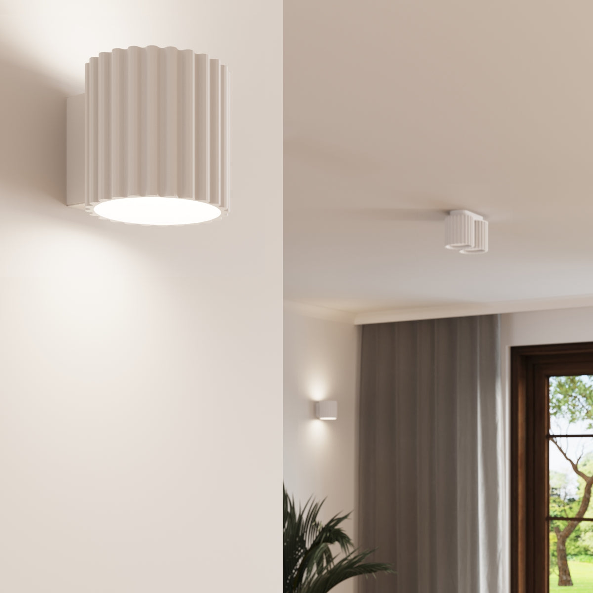 Wandleuchte AURA weiß G9 Sollux Lighting