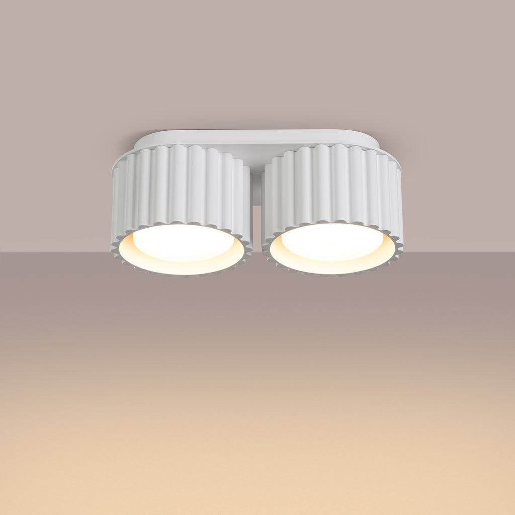 Deckenleuchte - Spot - Strahler AURA 2 weiß Gx53 Sollux Lighting