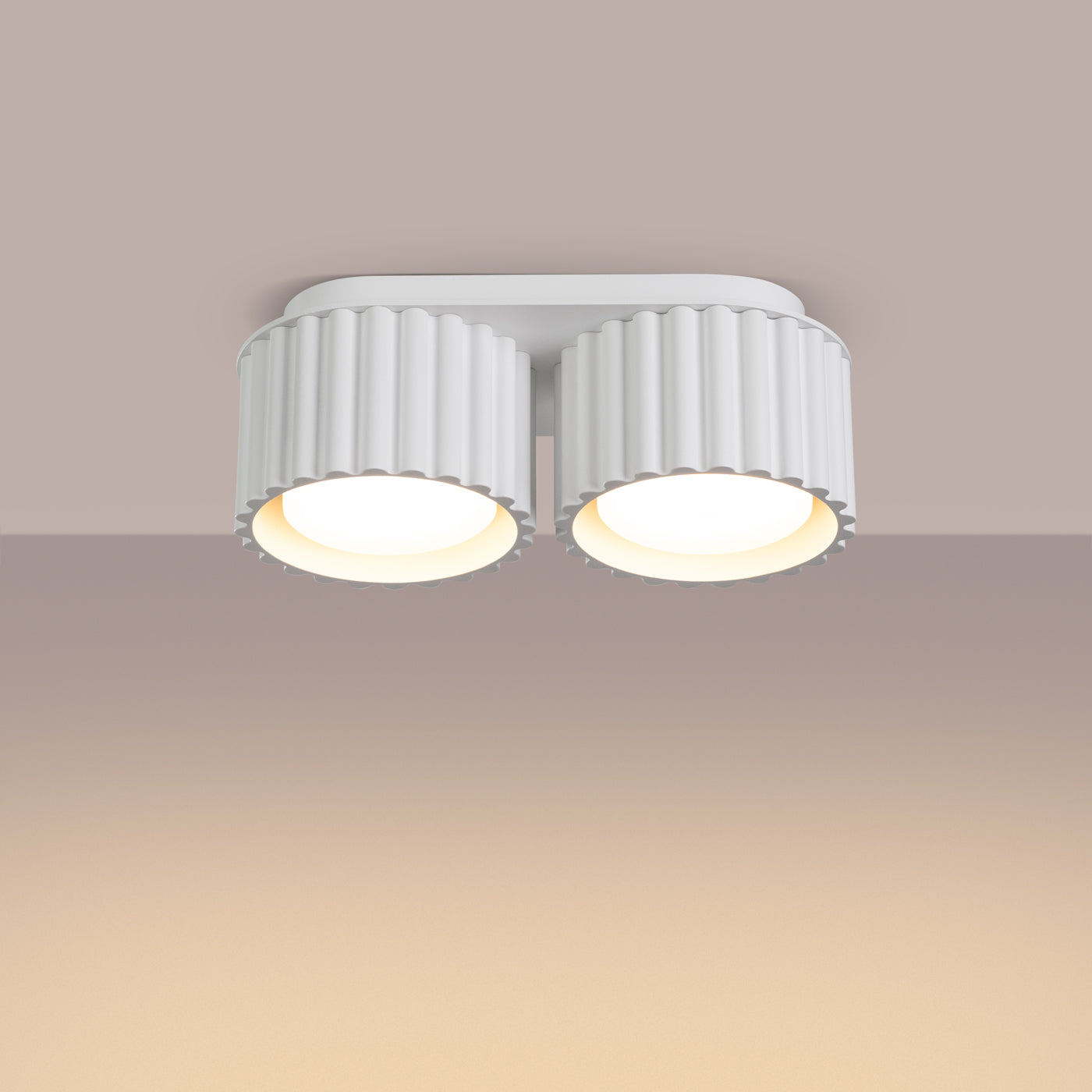 Deckenleuchte - Spot - Strahler AURA 2 weiß Gx53 Sollux Lighting