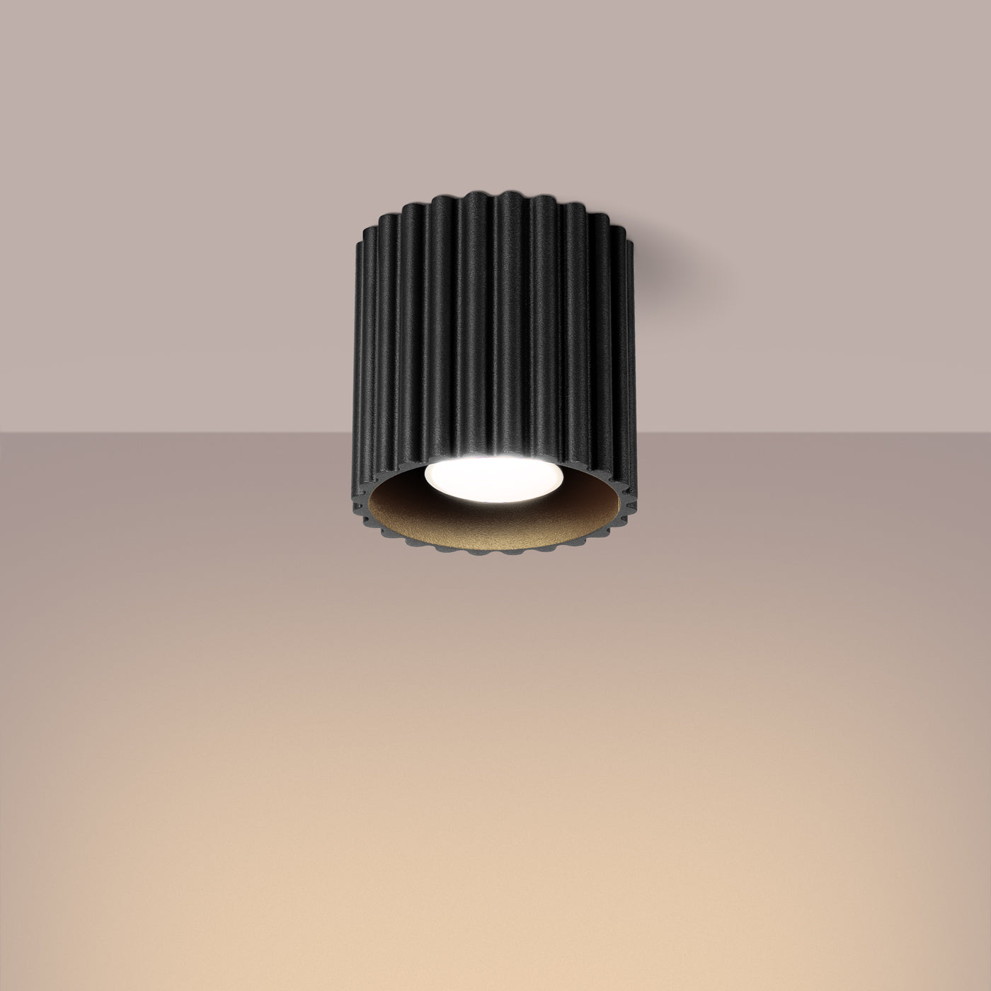 Deckenleuchte - Spot - Strahler AURA 1 schwarz GU10 Sollux Lighting