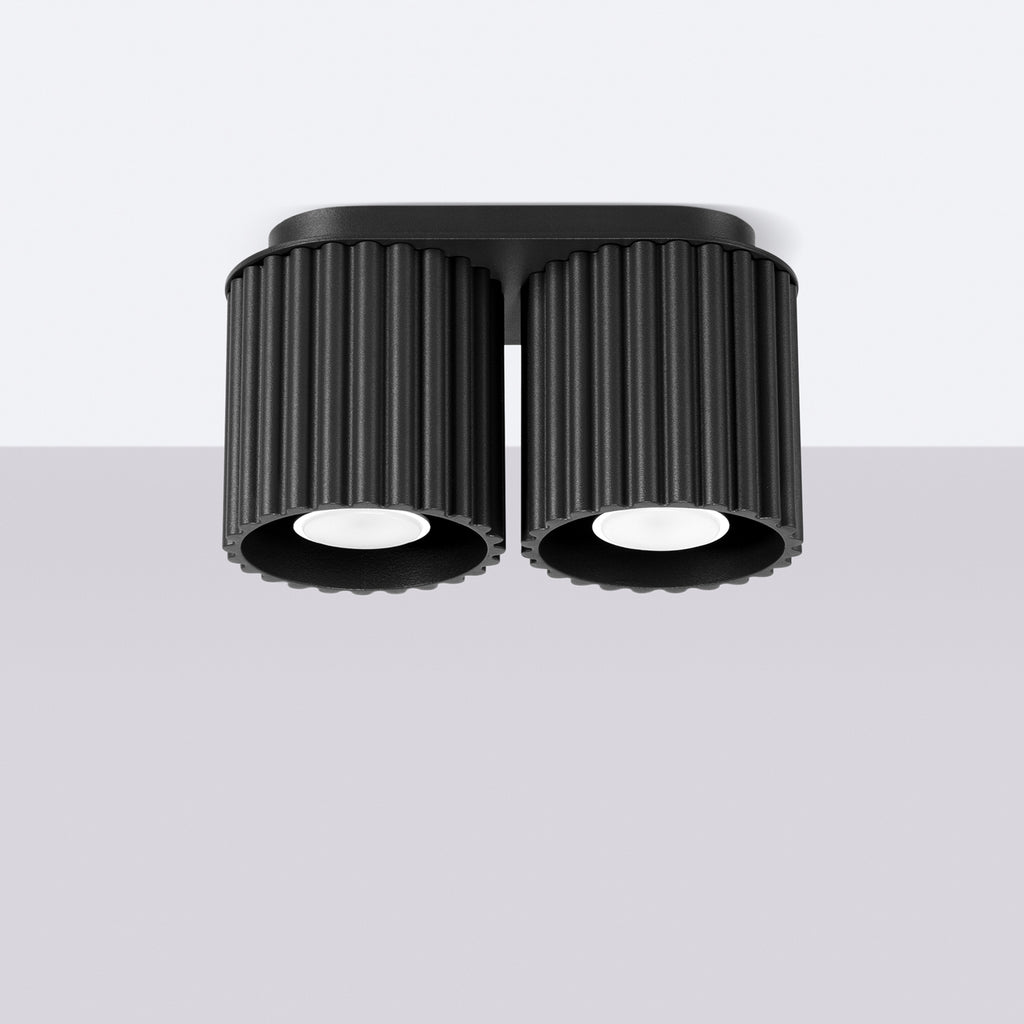 Deckenleuchte - Spot - Strahler AURA 2 schwarz GU10 Sollux Lighting