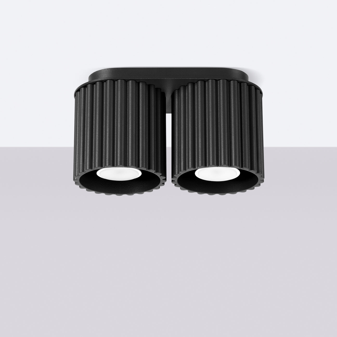 Deckenleuchte - Spot - Strahler AURA 2 schwarz GU10 Sollux Lighting