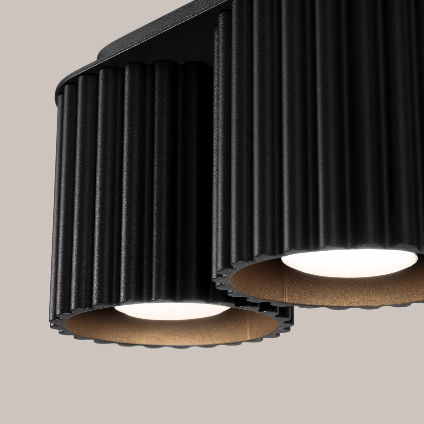 Deckenleuchte - Spot - Strahler AURA 2 schwarz GU10 Sollux Lighting
