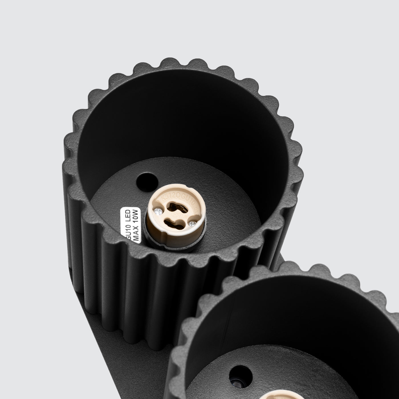Deckenleuchte - Spot - Strahler AURA 2 schwarz GU10 Sollux Lighting