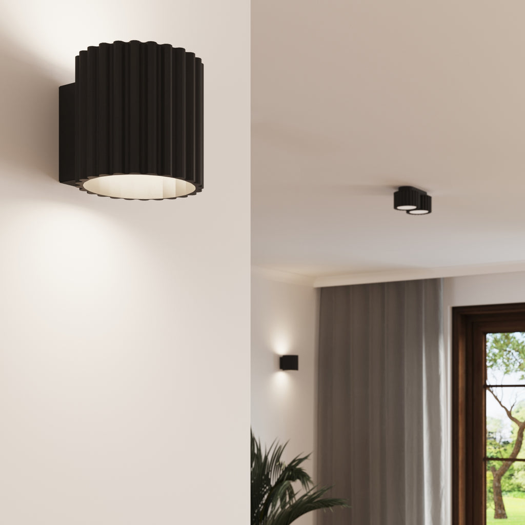 Deckenleuchte - Spot - Strahler AURA 2 schwarz Gx53 Sollux Lighting