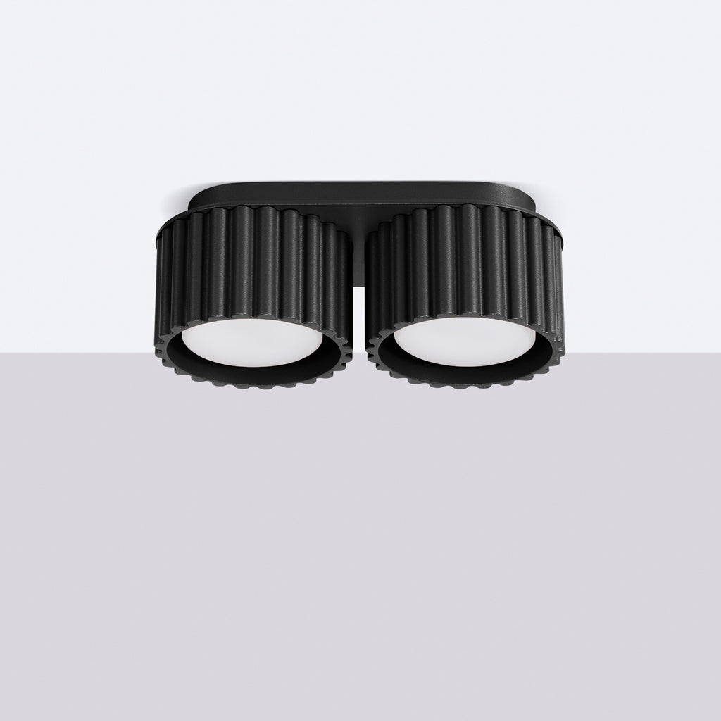 Deckenleuchte - Spot - Strahler AURA 2 schwarz Gx53 Sollux Lighting