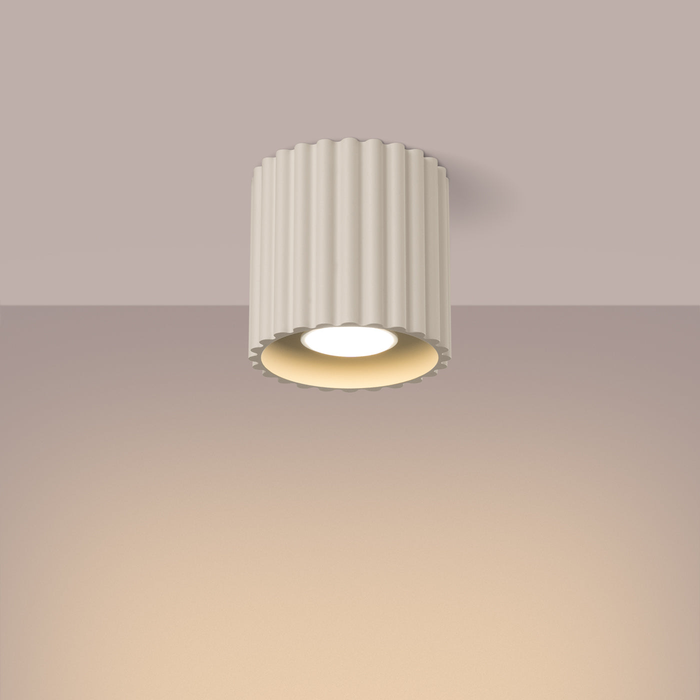Deckenleuchte - Spot - Strahler AURA 1 beige GU10 Sollux Lighting