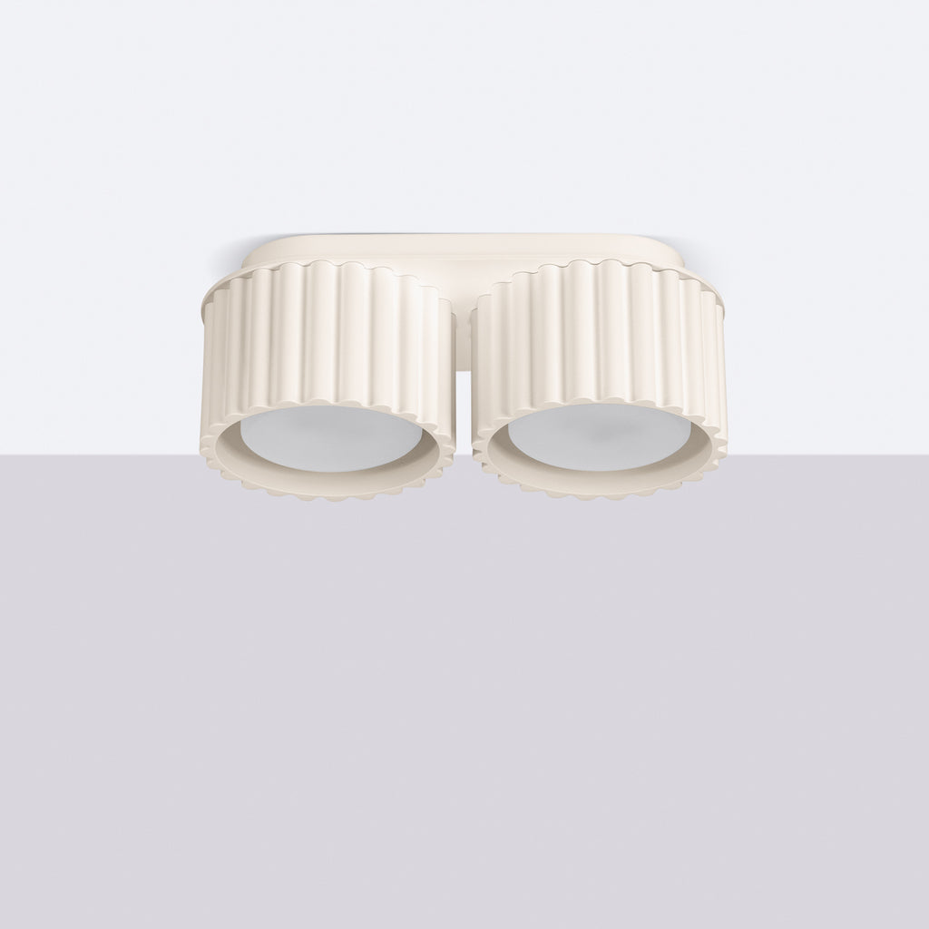 Deckenleuchte - Spot - Strahler AURA 2 beige Gx53 Sollux Lighting