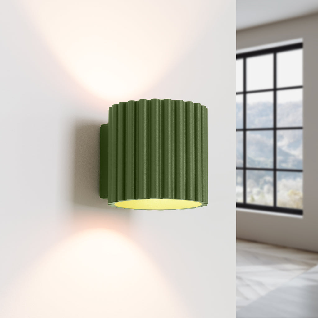 Wandleuchte AURA olivgrün G9 Sollux Lighting
