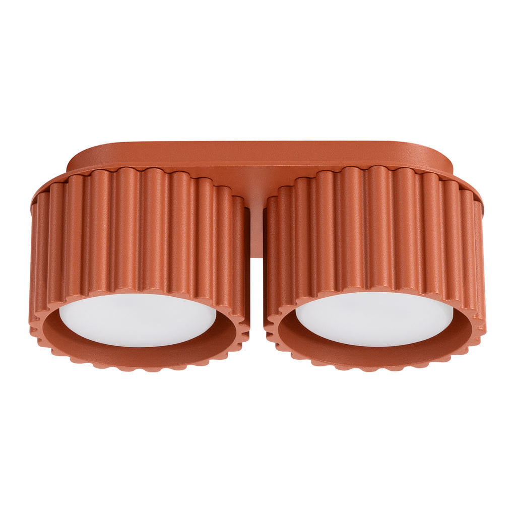 Deckenleuchte - Spot - Strahler AURA 2 roter Ocker Gx53 Sollux Lighting