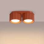 Deckenleuchte - Spot - Strahler AURA 2 roter Ocker Gx53 Sollux Lighting