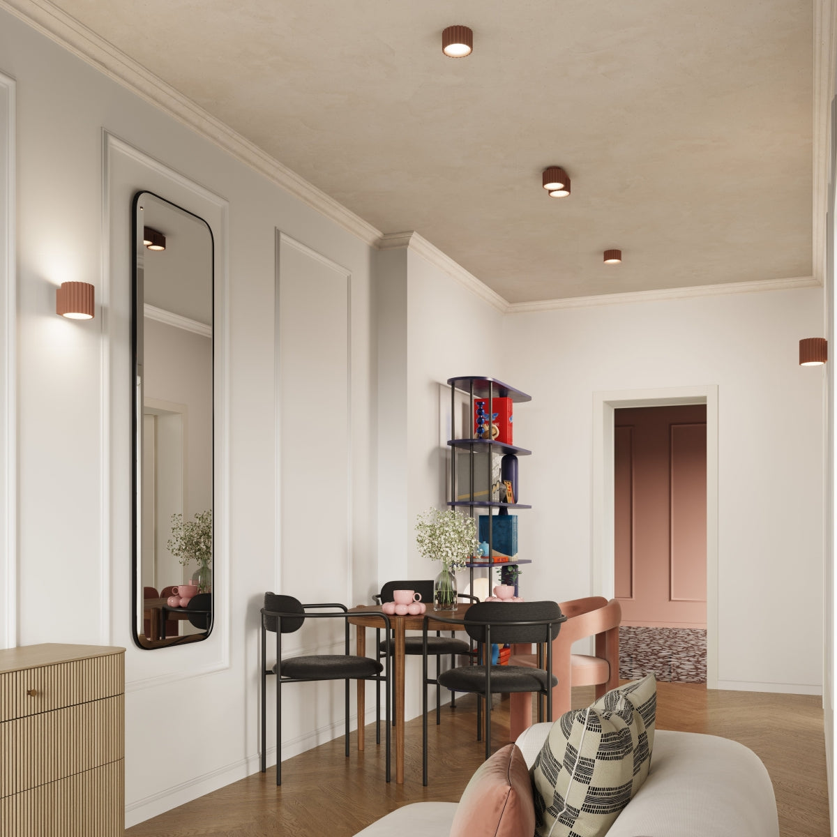 Deckenleuchte - Spot - Strahler AURA 2 mokka Gx53 Sollux Lighting