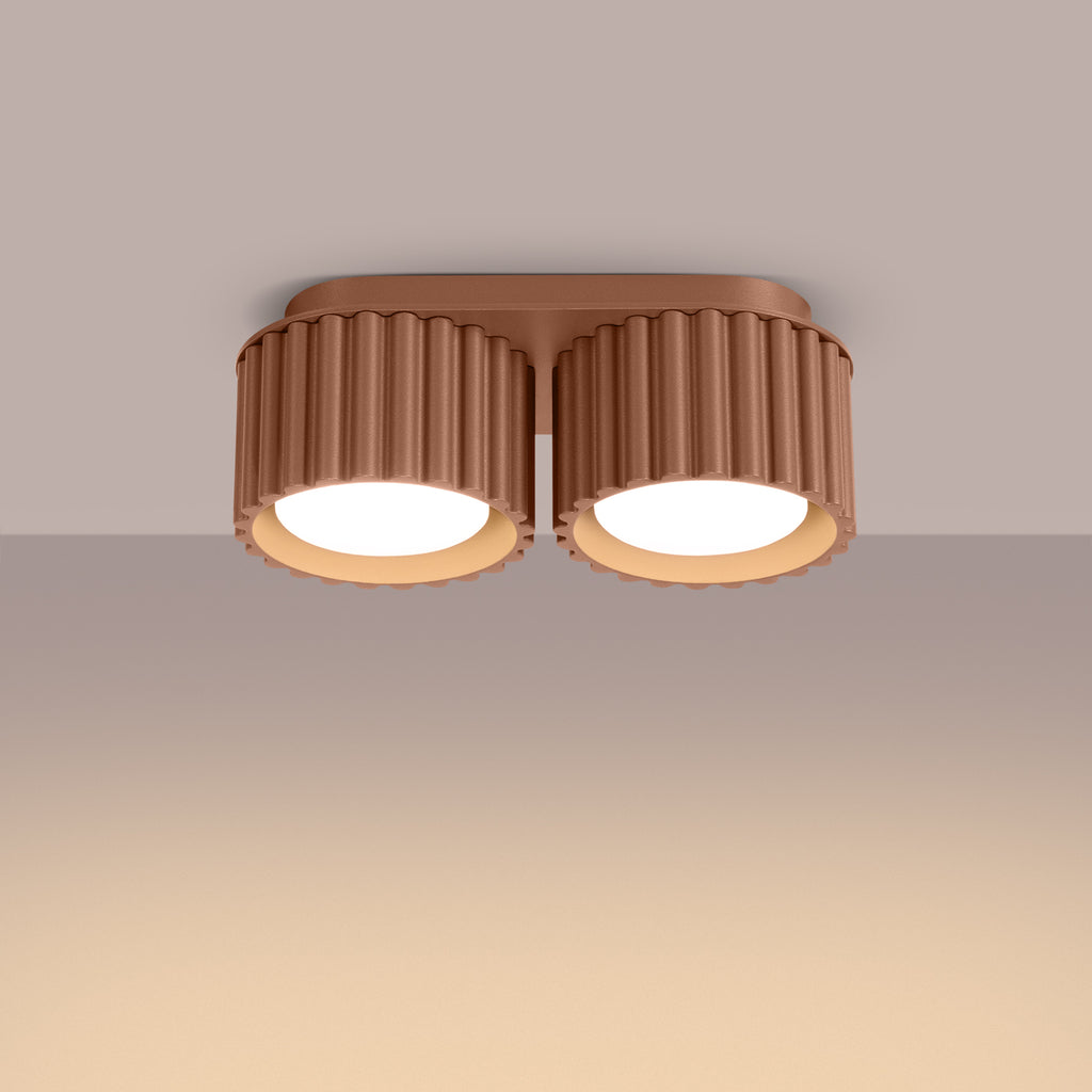 Deckenleuchte - Spot - Strahler AURA 2 mokka Gx53 Sollux Lighting