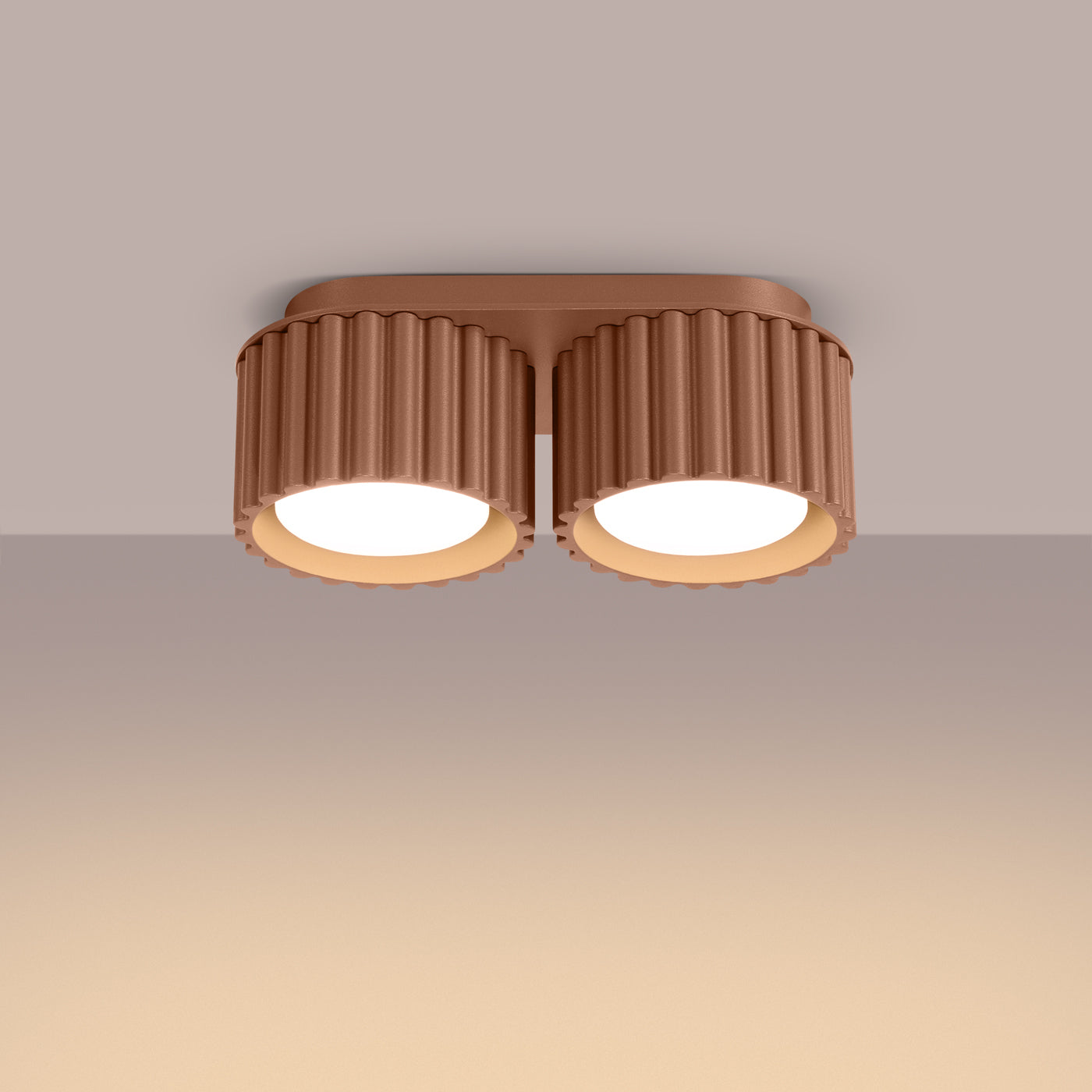 Deckenleuchte - Spot - Strahler AURA 2 mokka Gx53 Sollux Lighting