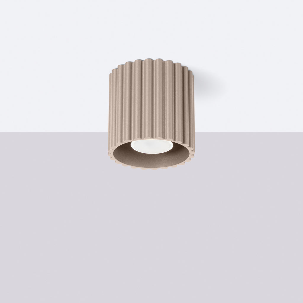 Deckenleuchte - Spot - Strahler AURA 1 taupe GU10 Sollux Lighting