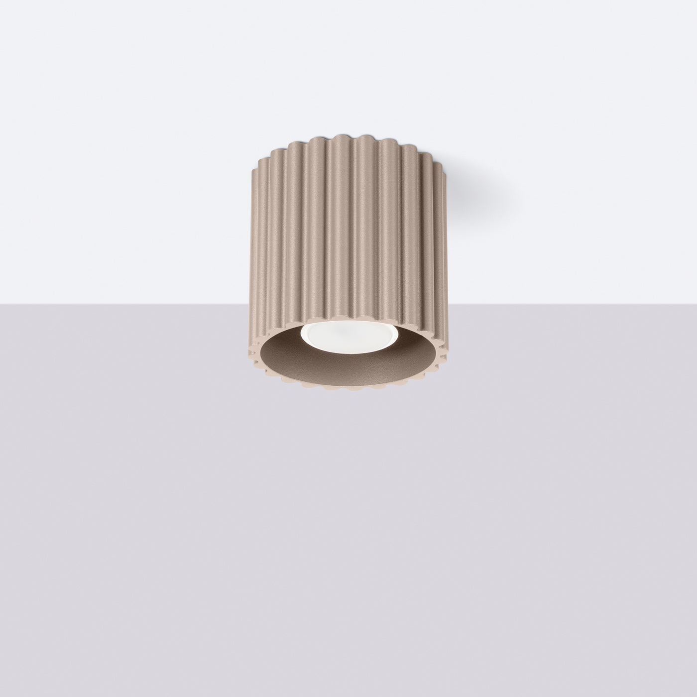 Deckenleuchte - Spot - Strahler AURA 1 taupe GU10 Sollux Lighting