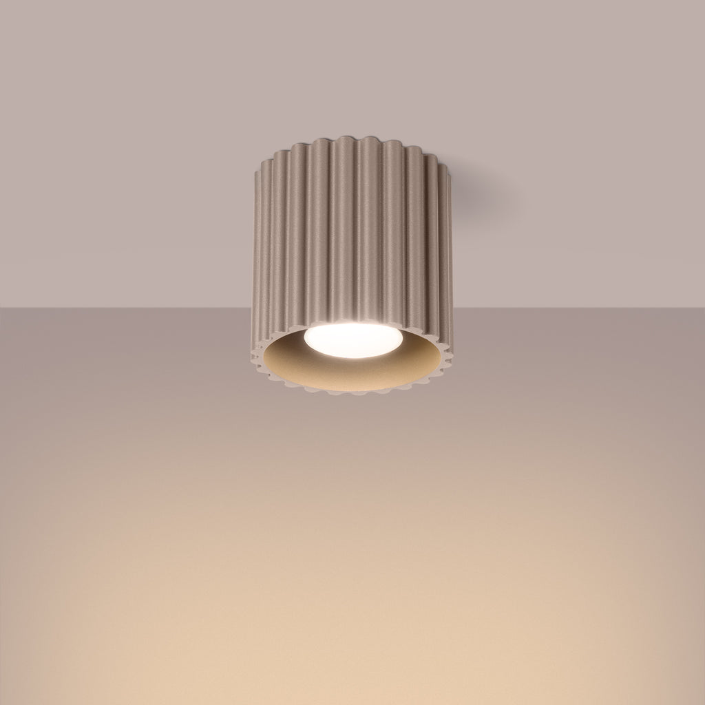 Deckenleuchte - Spot - Strahler AURA 1 taupe GU10 Sollux Lighting