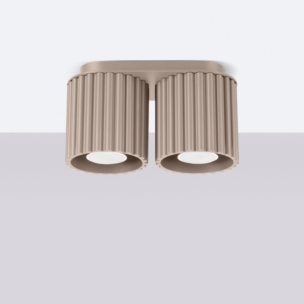Deckenleuchte - Spot - Strahler AURA 2 taupe GU10 Sollux Lighting